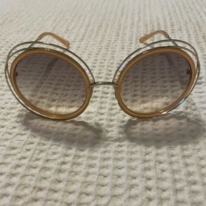 Light pink Chloe sunglasses